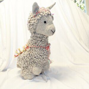 Llama Handmade Large Amigurumi Crochet 18" Plush Doll